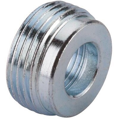 Conduit Reducer Bushing, 3/4&quot;X1/2&quot; Zinc