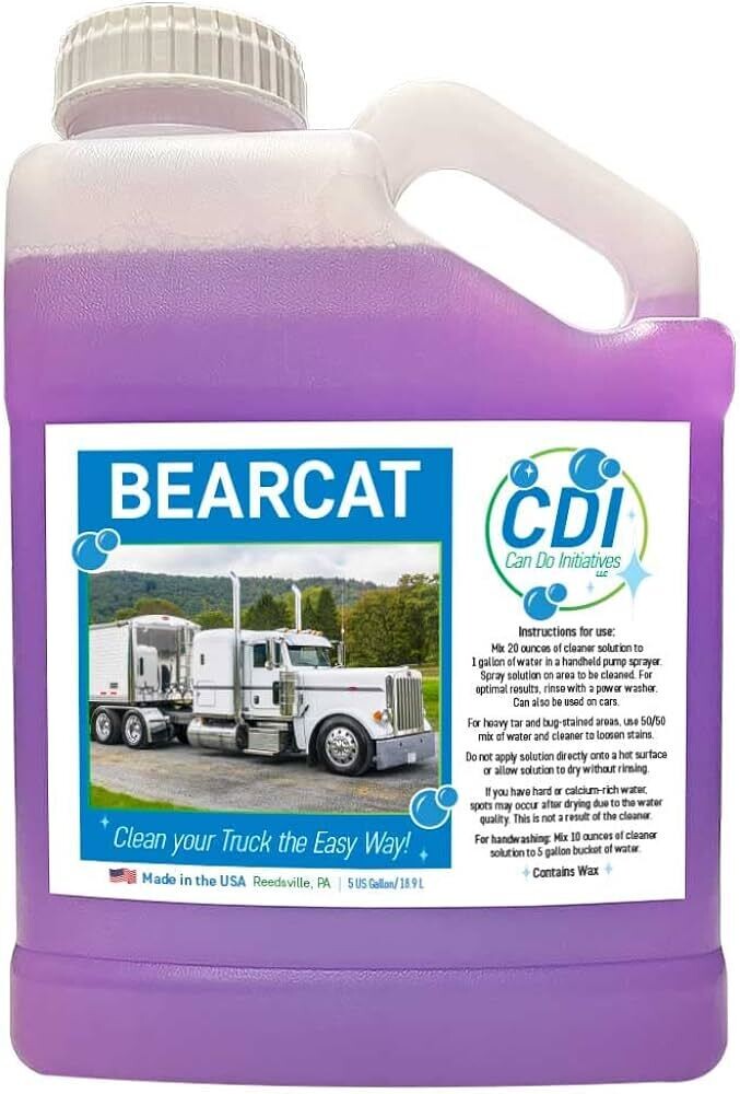 CDI Bearcat Truck Wash Soap/Wax 1Gal.