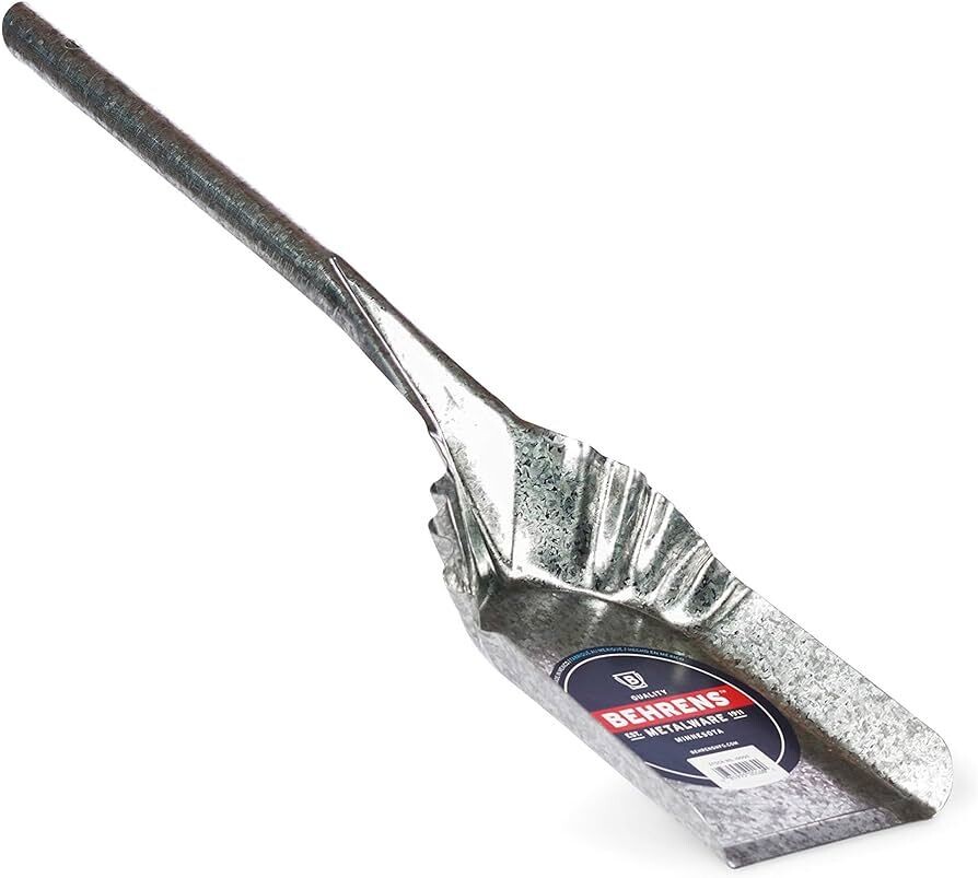 Behrens 17GCS Galv Steel Ash Shovel, 17&quot;