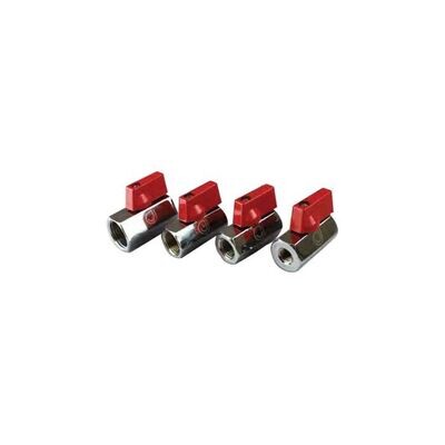 Jason Megadyne MBV018BS Chrome Plated Ball Valve, 1/8&quot;