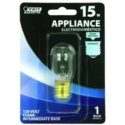 Clear 15W Light Bulb, T7, Intermediate Base