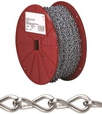 Campbell 072-1727N Steel Jack Chain, #12 ZP 29Lb Working Load
