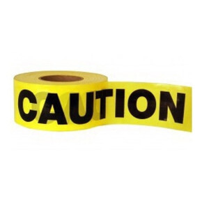 CH Hanson 19000 Yellow Caution Tape, 3&quot;X1000Ft