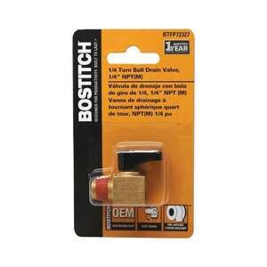 Bostitch BTFP72327 Ball Drain Valve, 1/4&quot;MPT