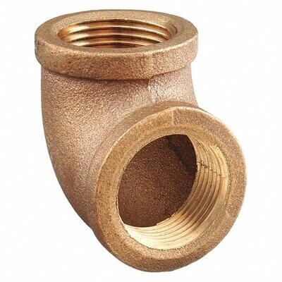 Anderson Metals  738100-16 Brass Pipe Ell, 1&quot;