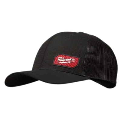 Black Milwaukee GridIron Trucker Cap
