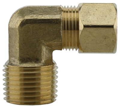 Compression Elbow Adaptor, 1/8&quot;OD X 1/8&quot;MP