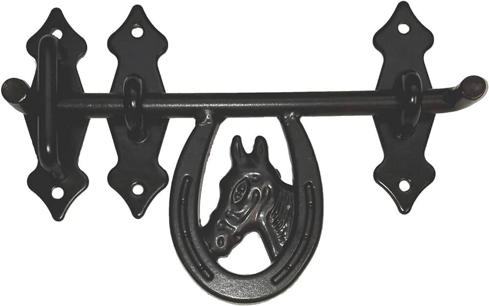 Black Horse Door Latch