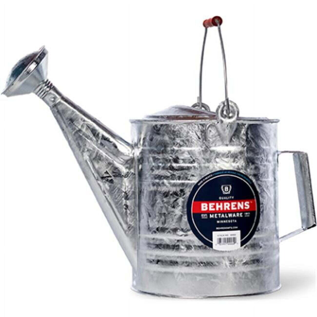 Behrens Mfg 208RH Galv Steel Watering Can, 8Qt