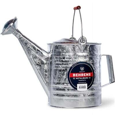 Behrens Mfg 208RH Galv Steel Watering Can, 8Qt