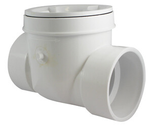 CANPLAS 223283W Back-Water Valve, 3&quot; DWV