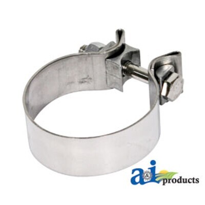 Chrome Stack Clamp, 2-1/2&quot;