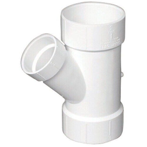 CANPLAS 192325L PVC DWV Reducing Wye, 2&quot;X2&quot;X1-1/2&quot;