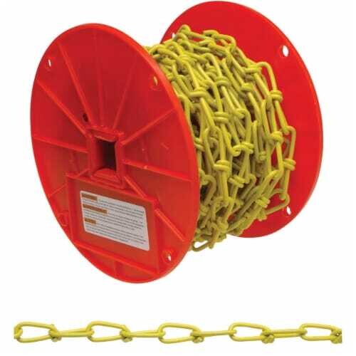 Campbell PD072-2087N Yellow Double Loop Chain, 2/0, 255Lb WLL