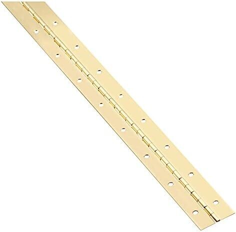 Brass Piano Hinge, 1-1/2&quot;X48&quot;