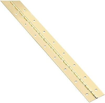 Brass Piano Hinge, 1-1/2&quot;X48&quot;