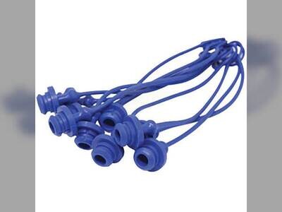 Blue Hydraulic Coupler Plug
