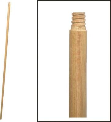 Birdwell 537-12 Lacquered And Threaded Wooden Broom Handle, 1-1/8&quot;X60&quot;