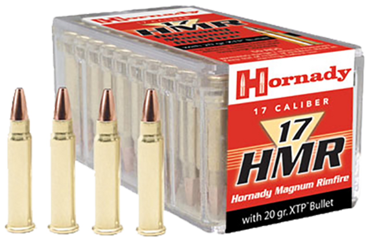 Hornady 17HMR XTP Ammo, 20Grain, 2375fps 50Pk