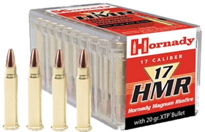 Hornady 17HMR XTP Ammo, 20Grain, 2375fps 50Pk