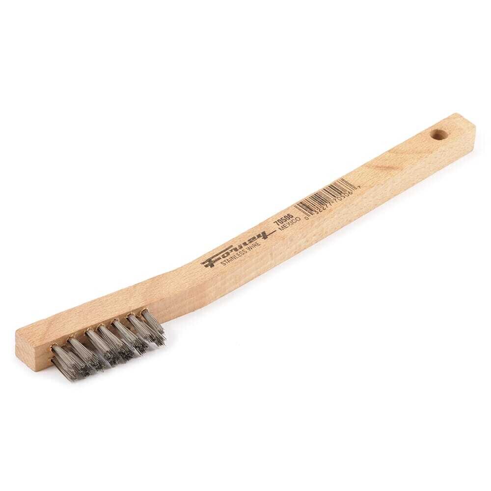 Forney 70506 Wire Brush w/Wdn Handle, 3X7