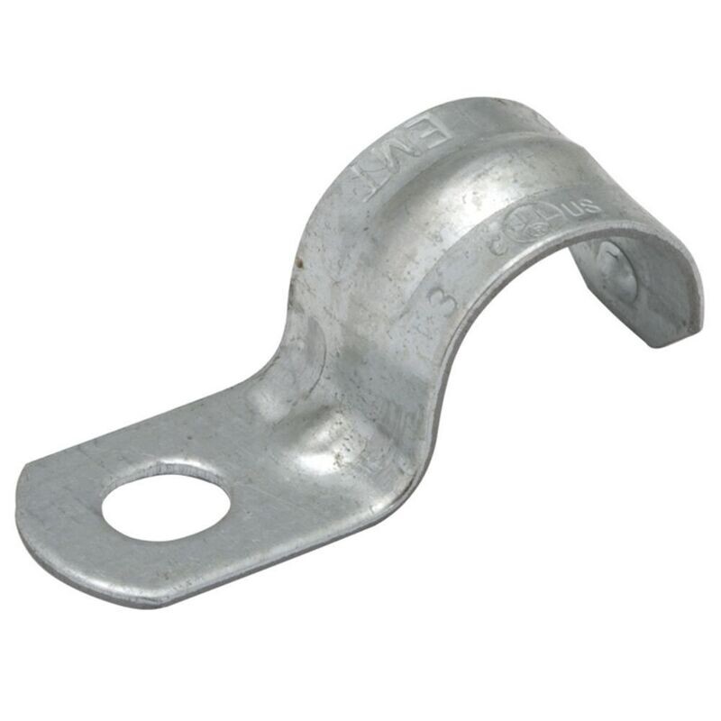 Halex 61515B EMT Conduit Clamp, 1-1/2&quot; 1-Hole 25Bx