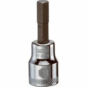 Dewalt DWMT87974OSP Hex Bit Socket, 7MM 3/8&quot;Drive