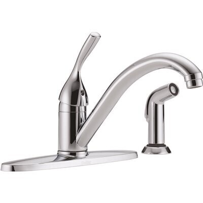 Delta Single Handle Chrome Kitchen Faucet w/Spray