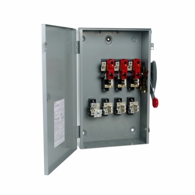 Cutler Hammer Non-Fusible Single Throw Safety Switch, 200A