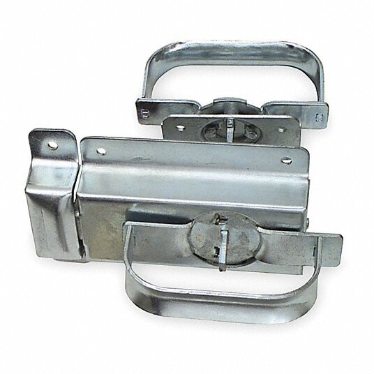 HD Barn Door Latch, 3&quot; Zinc