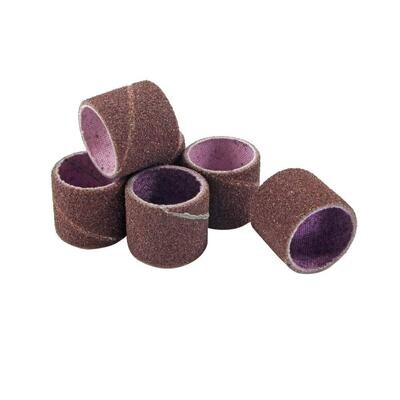 Forney 60218 Sanding Sleeves, Fine Grit, 1/2&quot;X1/2&quot; 6Pc
