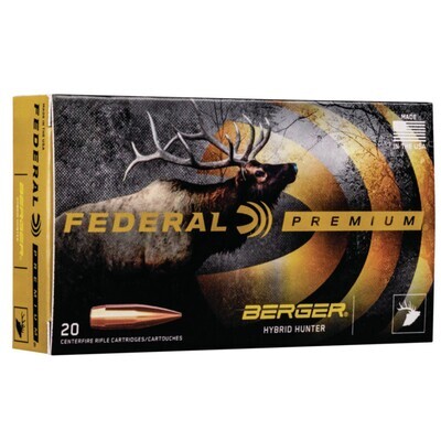 Federal Classic Hunter Berger .300 Win Mag Ammo, 185Gr. BTHP 2950fps