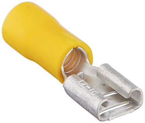 Female Wire Terminal, Push-On 12-10Ga .250&quot;