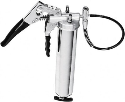 Heavy Duty Dual Leverage Premium Pistol Grease Gun, 8,500Psi