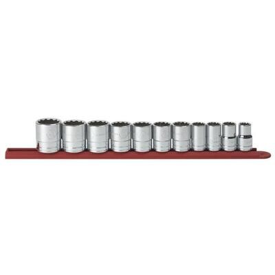 Gearwrench 11Pc SAE 12Pt 1/2Dr Socket Set