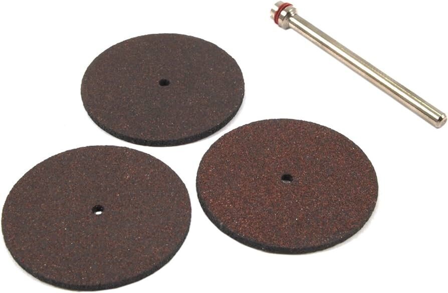 Forney 60222 Cut-Off Wheel Kit, 1-1/4&quot; with 1/8&quot; Mandrel