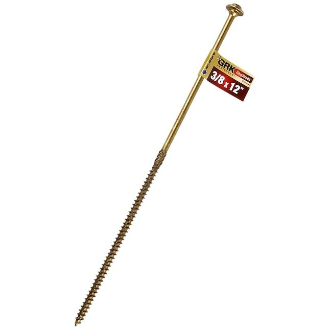 GRK Timber Screw, 3/8&quot;X12&quot;