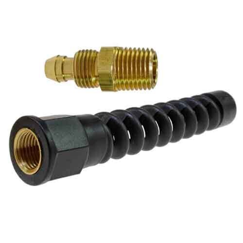 Flexeel Compression-Type Hose Repair End, 3/8&quot;X 1/4&quot;MP
