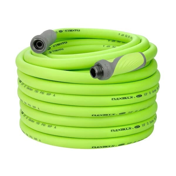 Flexzilla SwivelGrip HFZG5100YWS-N/CA Garden Hose, 5/8&quot;X100Ft