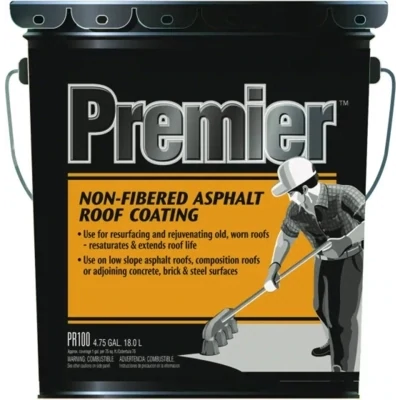 Henry PR100070 Unfibered Asphalt Roof Coating,  4.75-Gal
