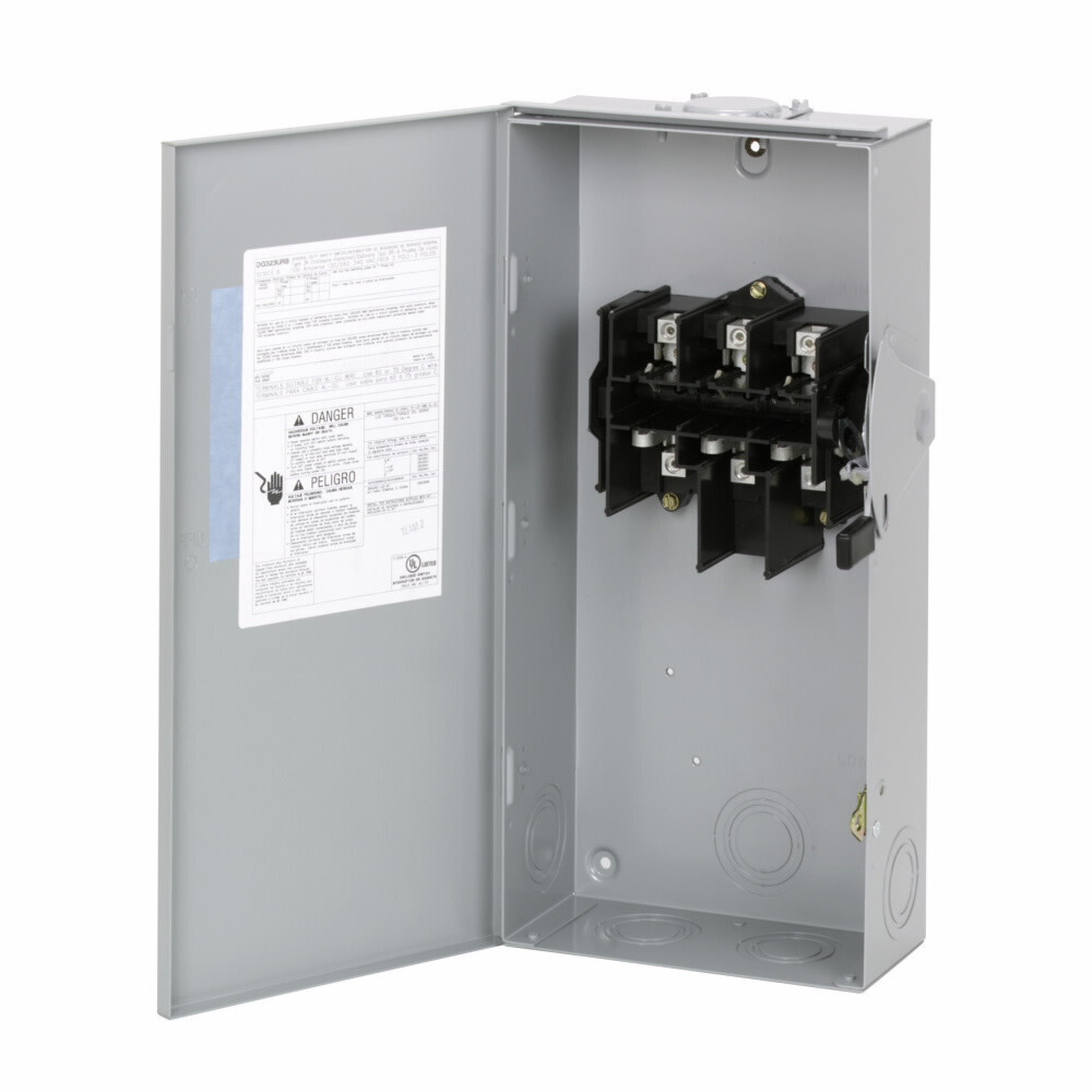 Cutler Hammer Non-Fusible Single Throw Safety Switch, 100A