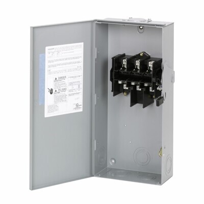 Cutler Hammer Non-Fusible Single Throw Safety Switch, 100A