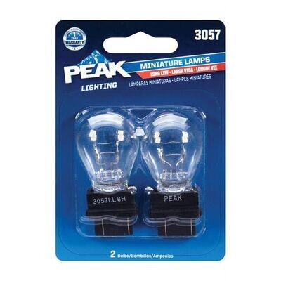 EIKO 3057LL-BPP Auto. Bulbs, #3057, 2Pk