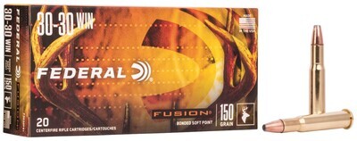 Federal Fusion 30-30 Win 150G FSP Ammo, 20Bx