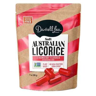 Darrel Lea Strawberry Licorice, 7Oz