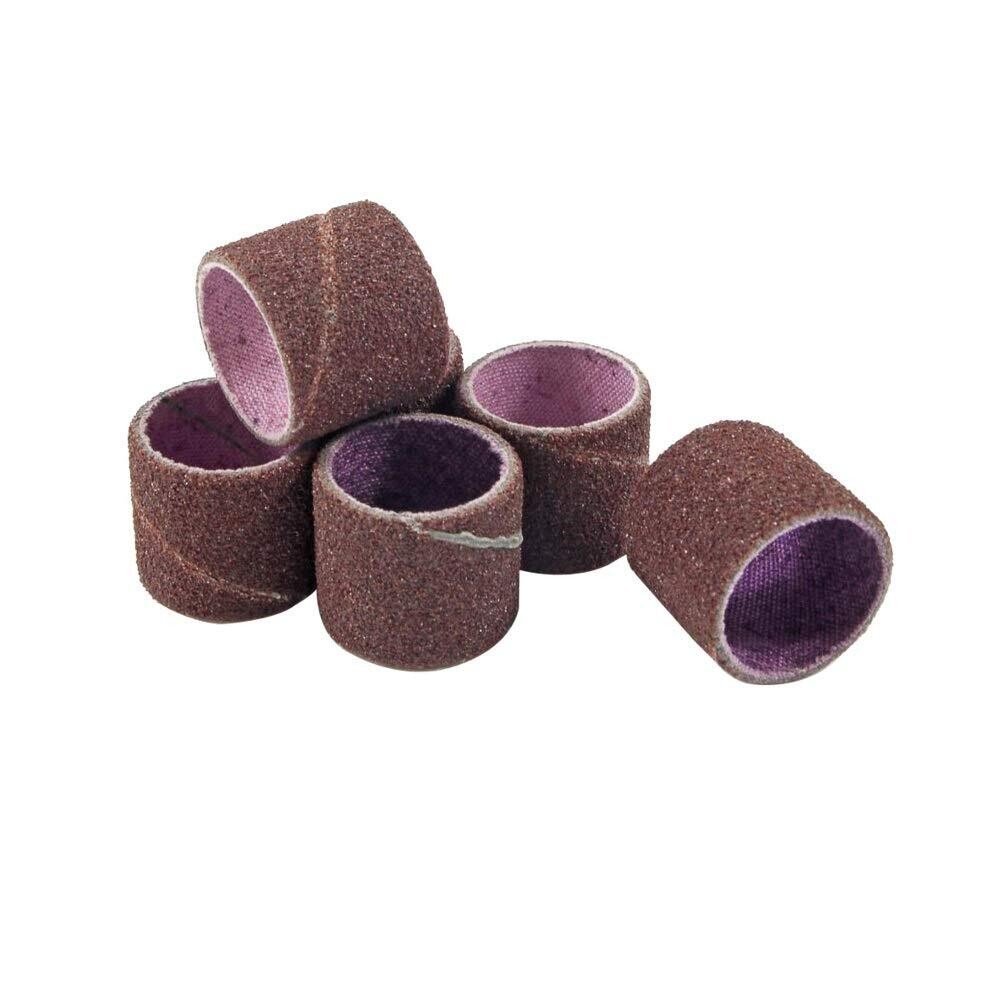 Forney 60219 Sanding Sleeves, Medium Grit, 1/2&quot;X1/2&quot; 6Pc