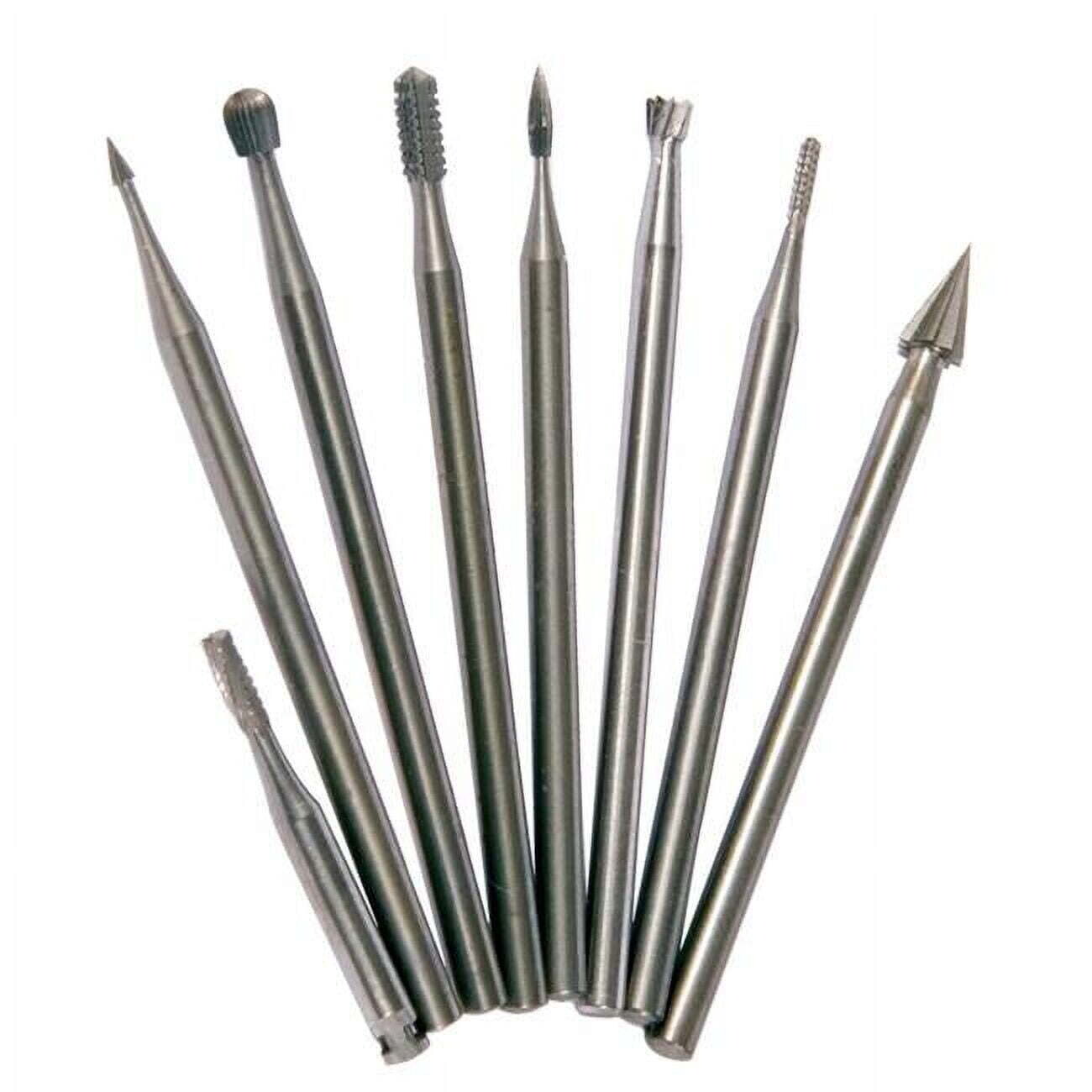 Forney 60237 Mini Steel Burr Set, 8Pk