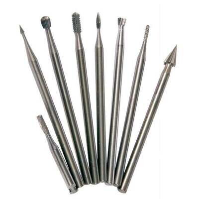 Forney 60237 Mini Steel Burr Set, 8Pk