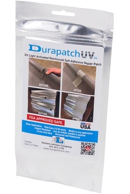 DuraPatch UV Light Activated Reinforced Patch, 3&quot;X6&quot;