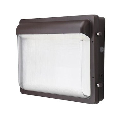 ETI  18&quot; Modern LED Wall Pack, 3000K/4000K/5000K, 3600-8520Lumen, 30/45/60W, 120-277V